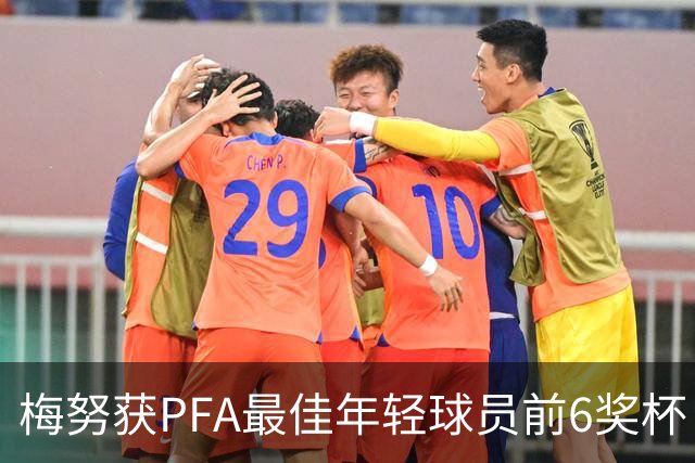梅努获PFA最佳年轻球员前6奖杯
